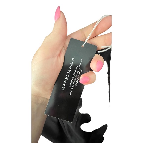 Deep Vneck raw silk black gown pockets size 18 plus size elegance - Picture 9 of 12